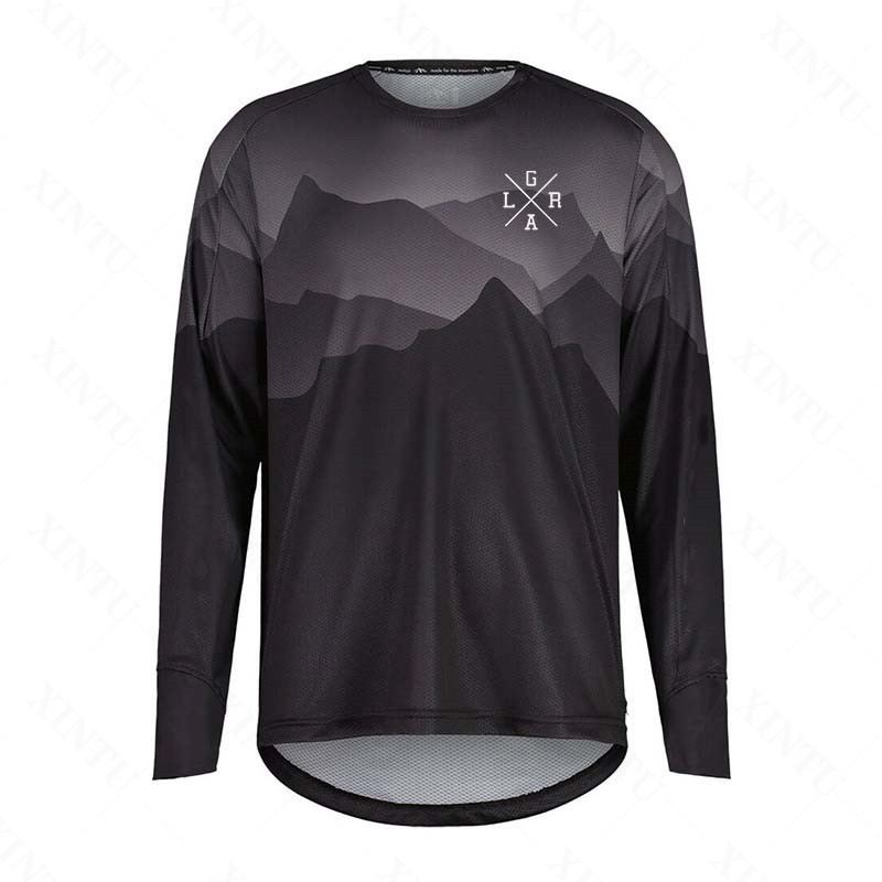 Mountain Biking Long Sleeve Shirt - Męska koszulka motocyklowa Lrga Jersey MTB