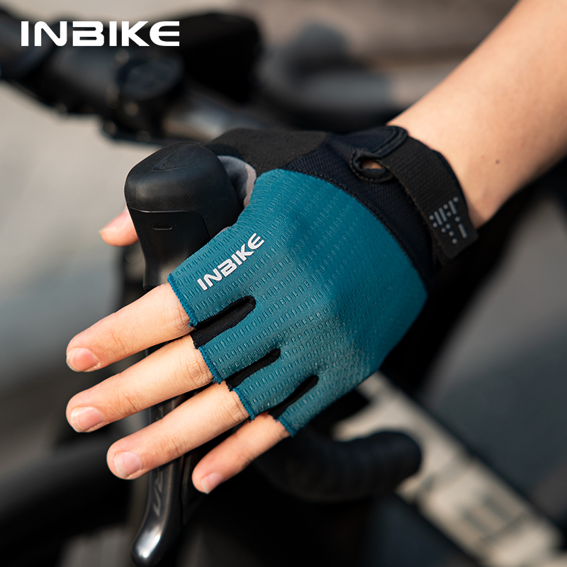 Mountain Biking Gloves Mens - Rękawiczki rowerowe INBIKE na lato, bez