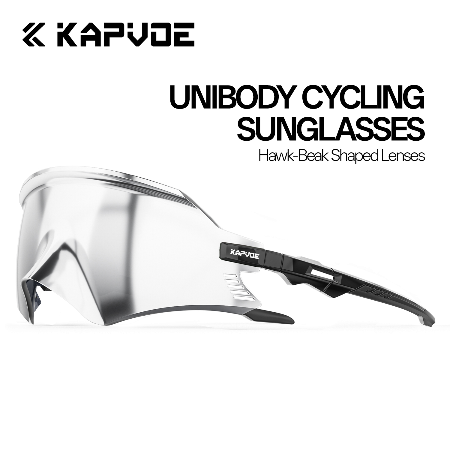 Mountain Biking Goggles - Okulary rowerowe KAPVOE Eagle Beak zintegrowane,