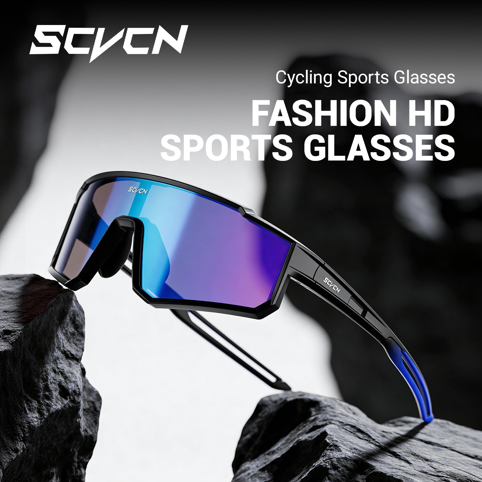 Mountain Biking Goggles - Okulary przeciwsłoneczne SCVCN UV400 HD do