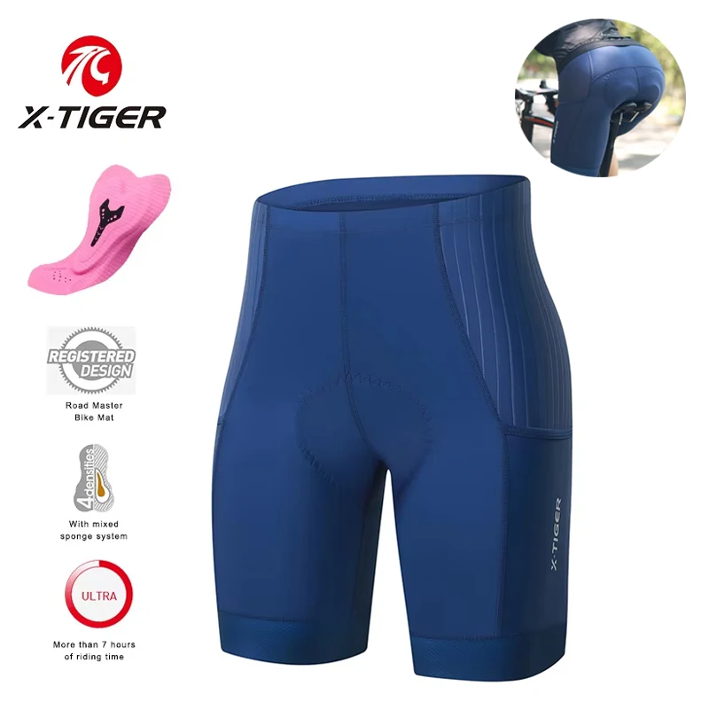 Mountain Biking Shorts Women - X-TIGER damskie spodenki rowerowe spodenki na
