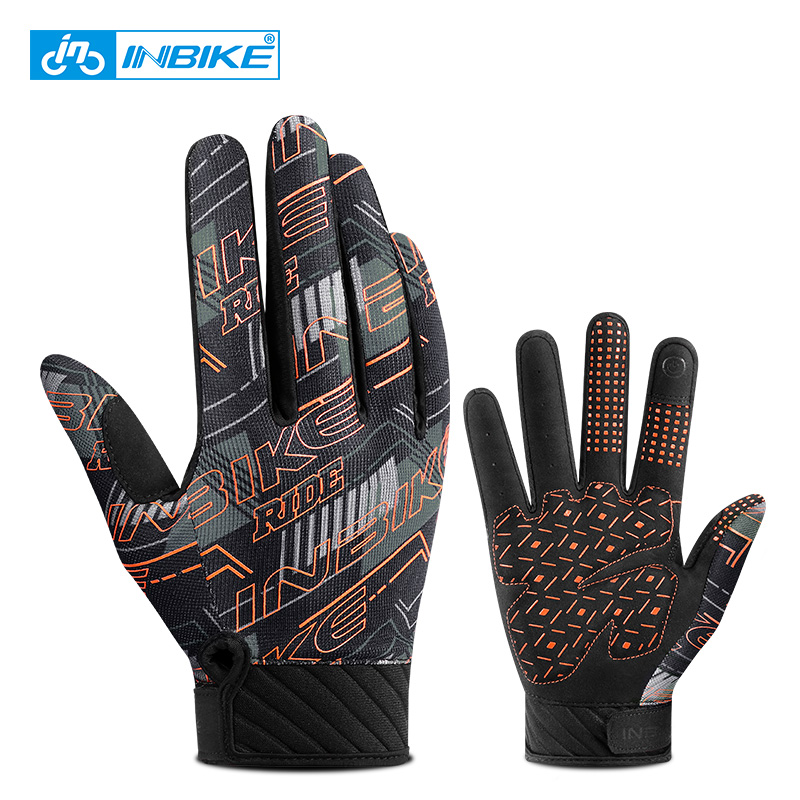 Mountain Biking Gloves Mens - INBIKE Rękawiczki rowerowe dla mężczyzn Rower