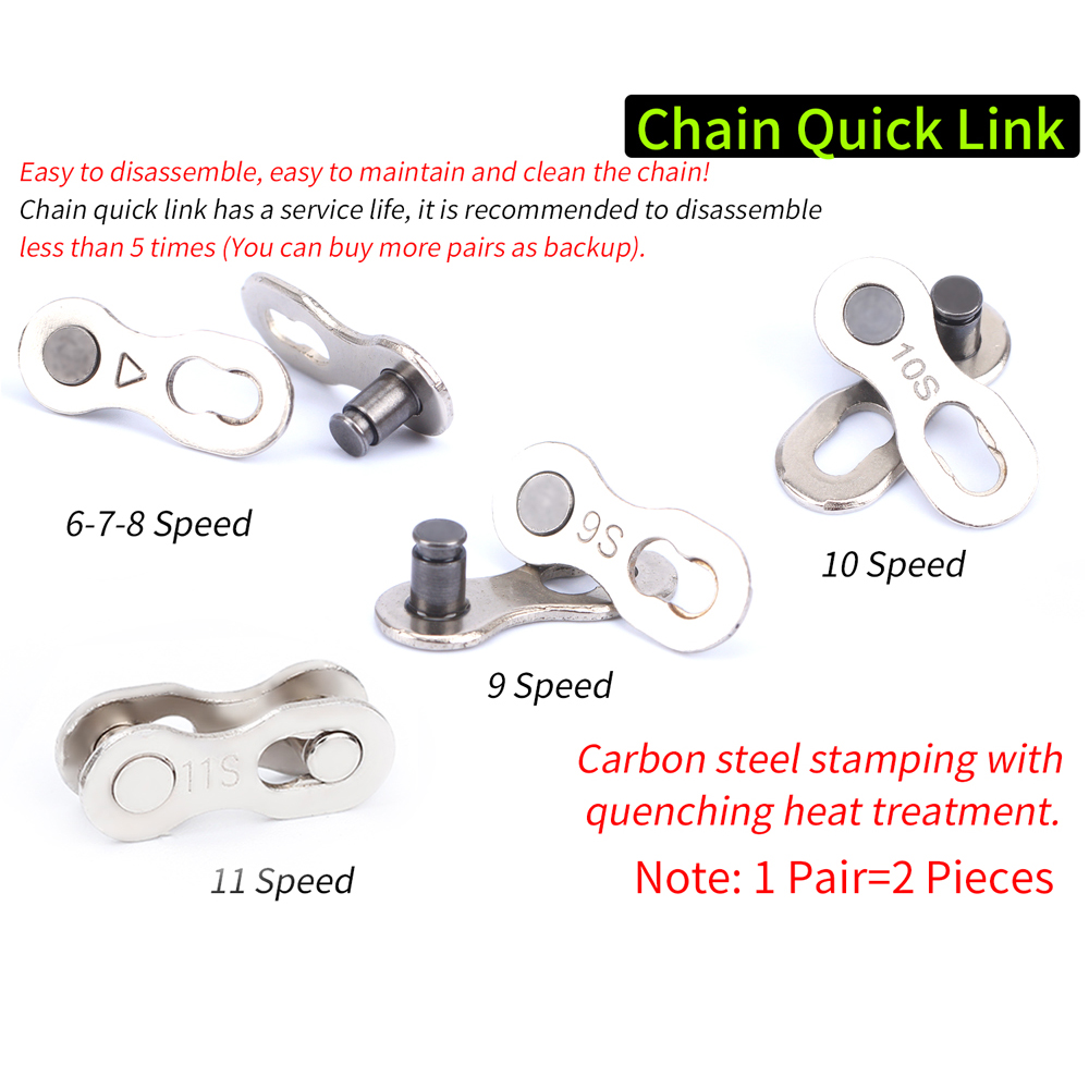 5-parowy łańcuch rowerowy Quic – Chain Quick Link recenzja i cena