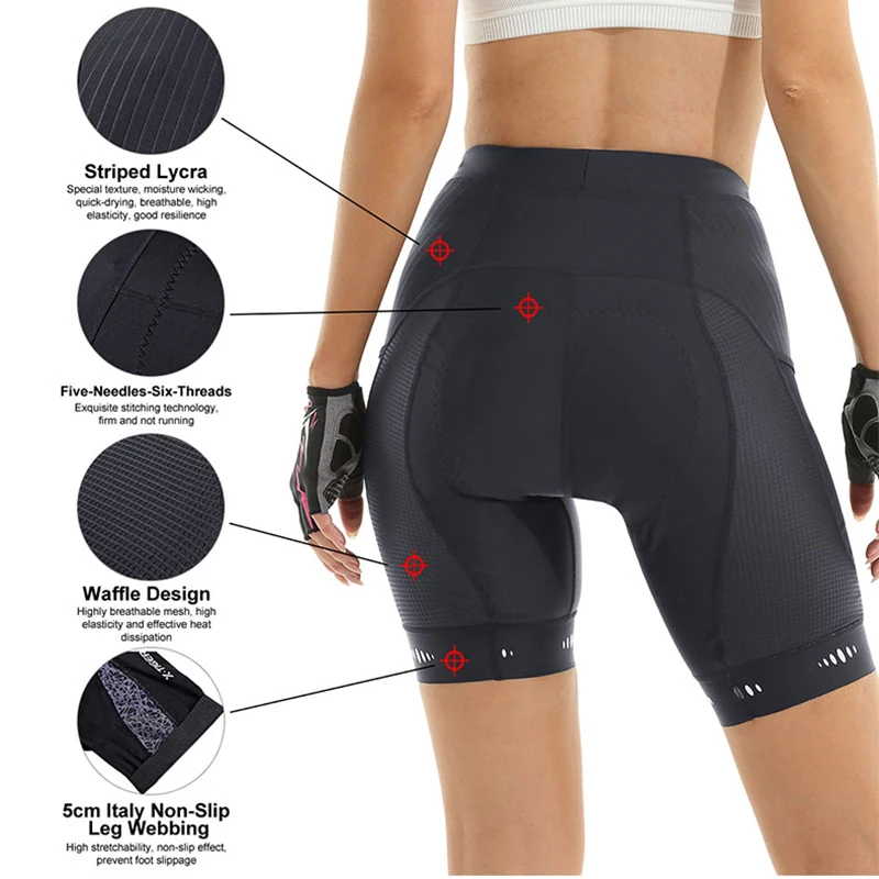X-TIGER Damskie spodenki rower – Mountain Biking Shorts Women recenzja i cena