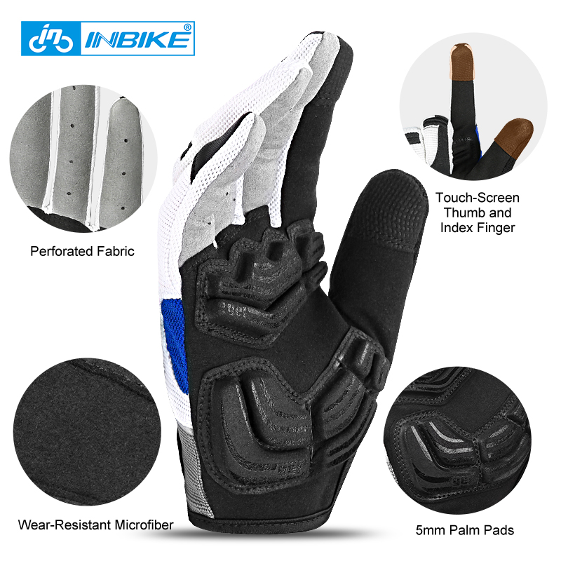 INBIKE Rękawiczki rowerowe Żel – Mountain Biking Gloves Mens recenzja i cena