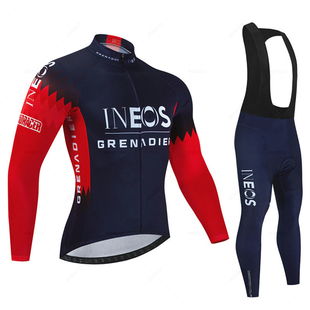 Męski zestaw kolarski Ineos Te – Mountain Biking Long Sleeve Shirt recenzja i cena